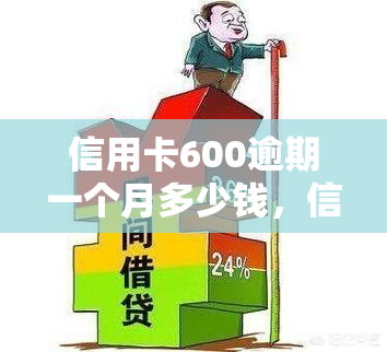 信用卡600逾期一个月多少钱，信用卡逾期600元一个月，会产生多少费用？