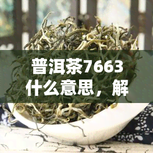 普洱茶7663什么意思，解密普洱茶7663：含义与特点解析