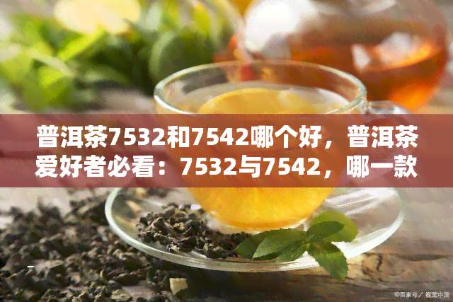 普洱茶7532和7542哪个好，普洱茶爱好者必看：7532与7542，哪一款更胜一筹？