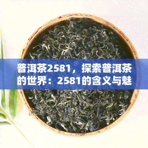 普洱茶2581，探索普洱茶的世界：2581的含义与魅力