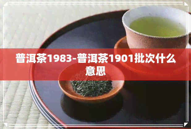 普洱茶1983-普洱茶1901批次什么意思