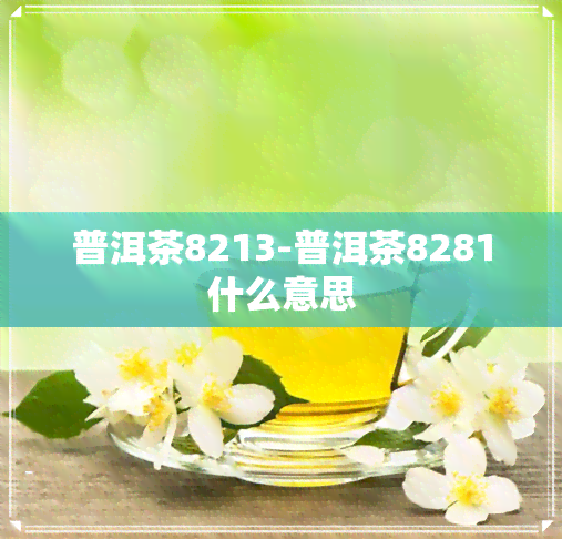 普洱茶8213-普洱茶8281什么意思