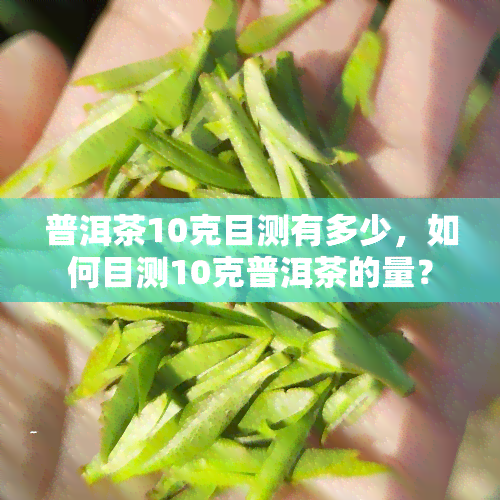 普洱茶10克目测有多少，如何目测10克普洱茶的量？