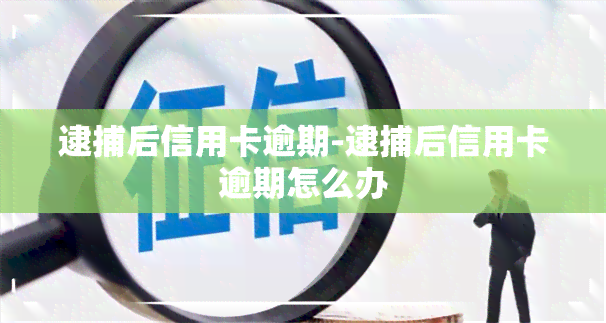 逮捕后信用卡逾期-逮捕后信用卡逾期怎么办