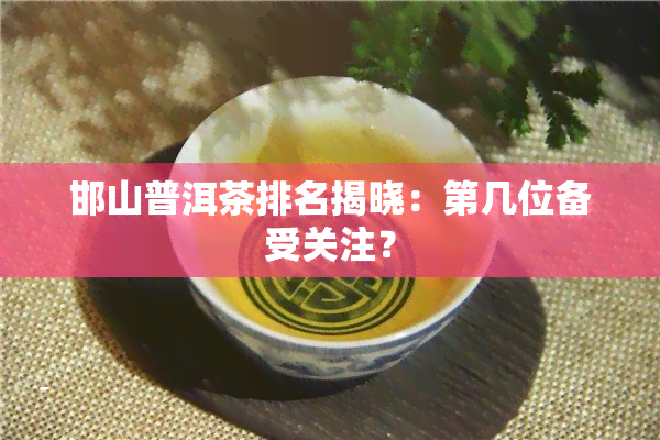 邯山普洱茶排名揭晓：第几位备受关注？