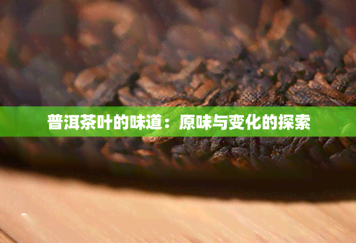 普洱茶叶的味道：原味与变化的探索