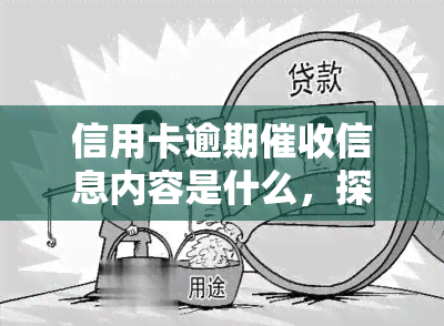 信用卡逾期信息内容是什么，探究信用卡逾期信息：内容解读与应对策略