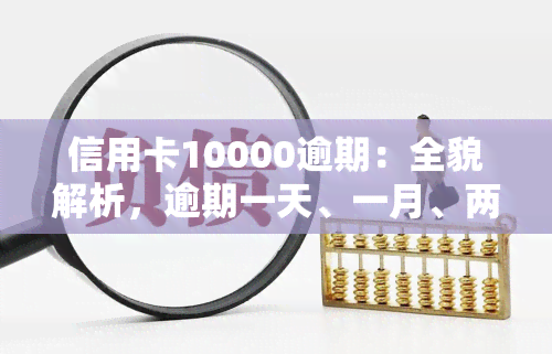 信用卡10000逾期：全貌解析，逾期一天、一月、两年及五天的利息费用及可能后果