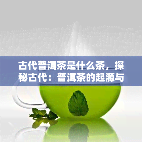 古代普洱茶是什么茶，探秘古代：普洱茶的起源与分类