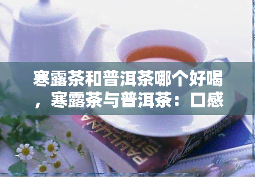 寒露茶和普洱茶哪个好喝，寒露茶与普洱茶：口感对比，哪一款更胜一筹？