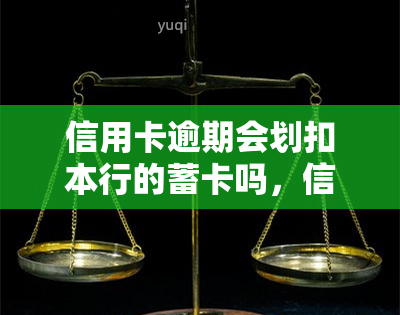 信用卡逾期会划扣本行的蓄卡吗，信用卡逾期：是否会自动扣除本行蓄卡余额？