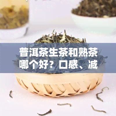 普洱茶生茶和熟茶哪个好？口感、减肥效果、存放时间及价格全面对比解析