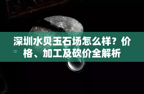 深圳水贝玉石场怎么样？价格、加工及砍价全解析