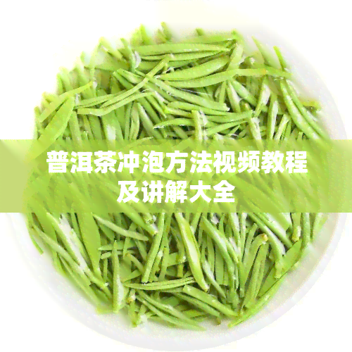 普洱茶冲泡方法视频教程及讲解大全