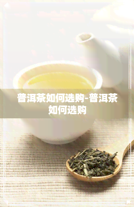 普洱茶如何选购-普洱茶如何选购