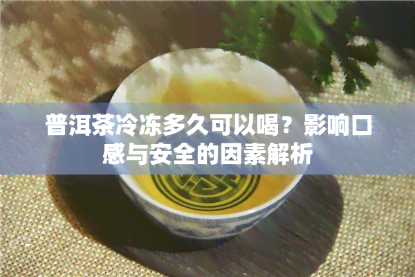 普洱茶冷冻多久可以喝？影响口感与安全的因素解析