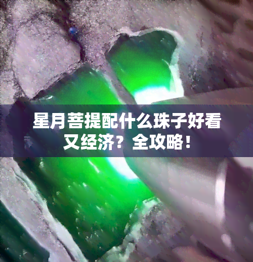 星月菩提配什么珠子好看又经济？全攻略！