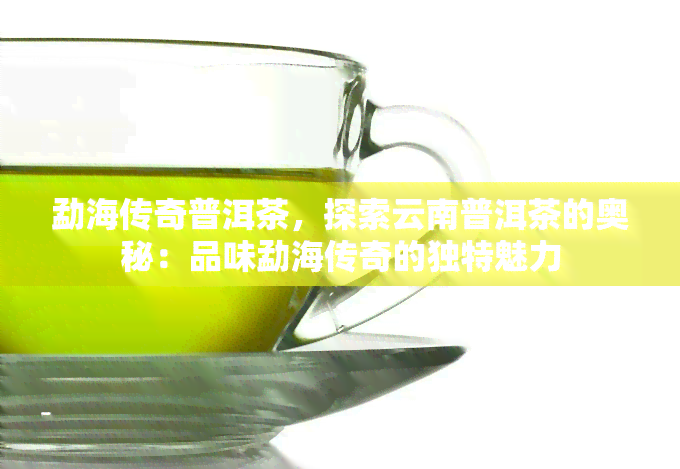 勐海传奇普洱茶，探索云南普洱茶的奥秘：品味勐海传奇的独特魅力