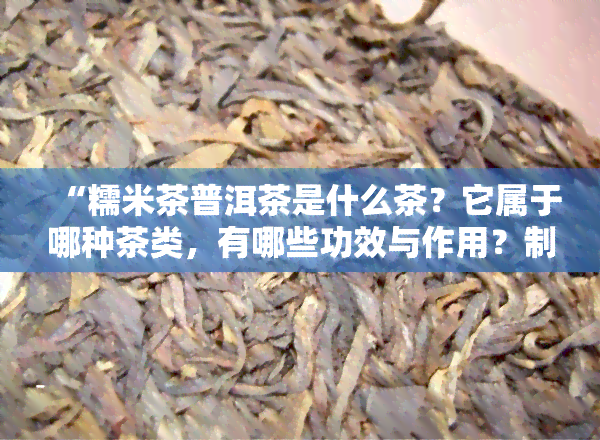 “糯米茶普洱茶是什么茶？它属于哪种茶类，有哪些功效与作用？制作方法是怎样的？与普洱茶有何区别？”