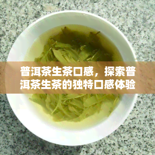 普洱茶生茶口感，探索普洱茶生茶的独特口感体验