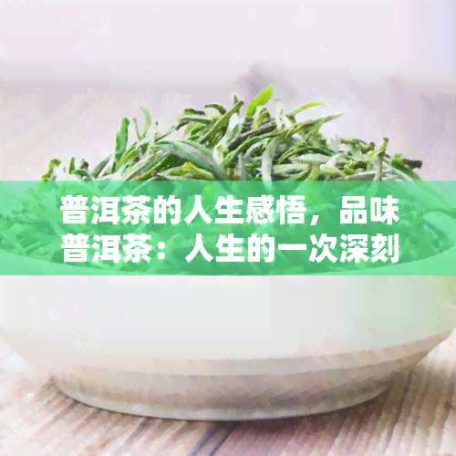 普洱茶的人生感悟，品味普洱茶：人生的一次深刻感悟