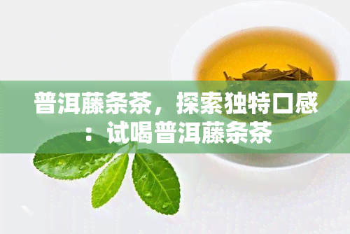 普洱藤条茶，探索独特口感：试喝普洱藤条茶