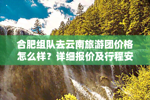 合肥组队去云南旅游团价格怎么样？详细报价及行程安排