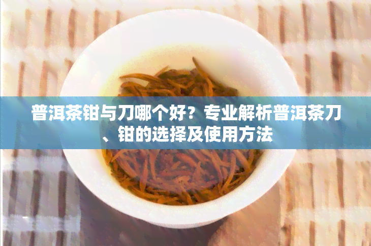 普洱茶钳与刀哪个好？专业解析普洱茶刀、钳的选择及使用方法