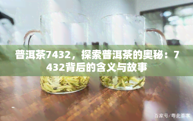 普洱茶7432，探索普洱茶的奥秘：7432背后的含义与故事