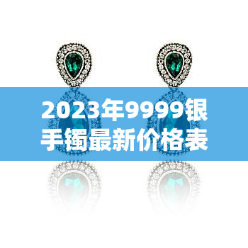 2023年9999银手镯最新价格表：多少钱一克？