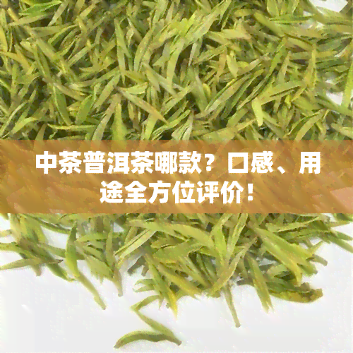 中茶普洱茶哪款？口感、用途全方位评价！