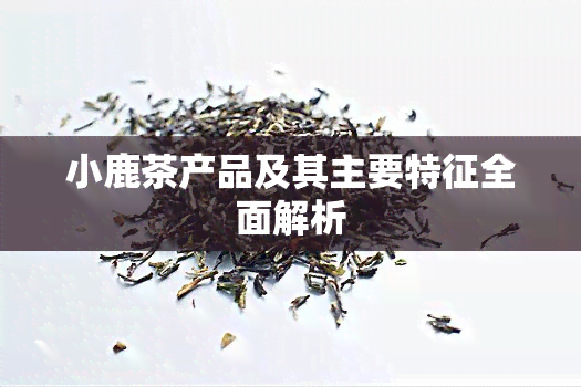 小鹿茶产品及其主要特征全面解析