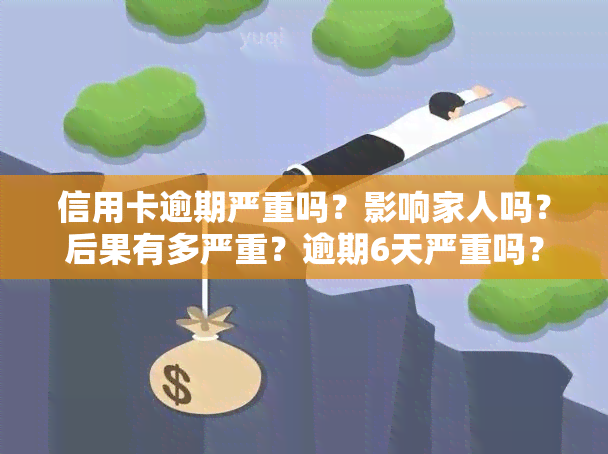 信用卡逾期严重吗？影响家人吗？后果有多严重？逾期6天严重吗？网贷与信用卡哪个更严重？