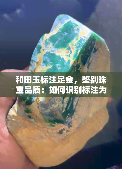 和田玉标注足金，鉴别珠宝品质：如何识别标注为'和田玉标注足金'的真假？