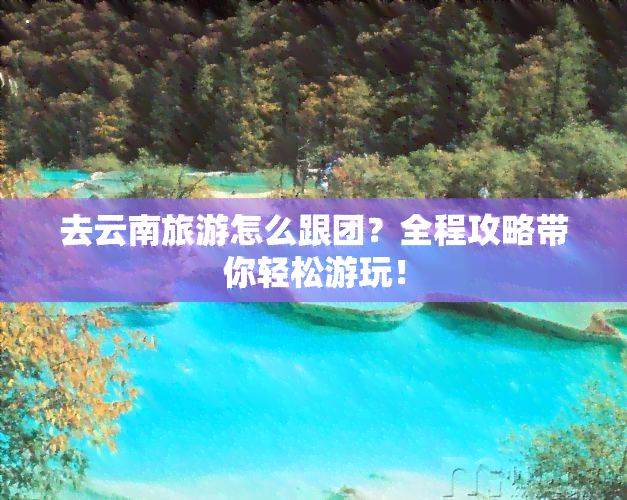 去云南旅游怎么跟团？全程攻略带你轻松游玩！