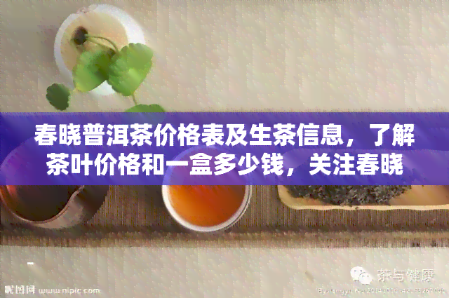 春晓普洱茶价格表及生茶信息，了解茶叶价格和一盒多少钱，关注春晓茶业动态