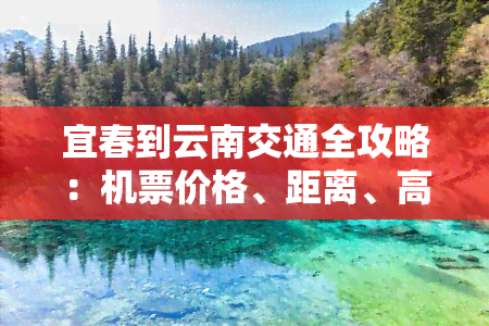 宜春到云南交通全攻略：机票价格、距离、高铁时刻表及路线详情