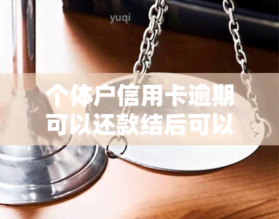 个体户信用卡逾期可以还款结后可以申请修复吗，个体户信用卡逾期后，能否申请修复？