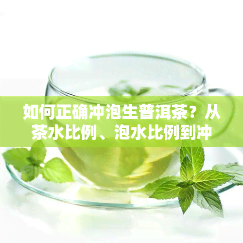 如何正确冲泡生普洱茶？从茶水比例、泡水比例到冲泡方法，全面解析！