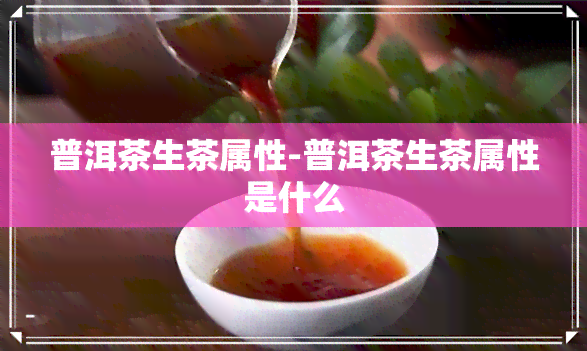 普洱茶生茶属性-普洱茶生茶属性是什么