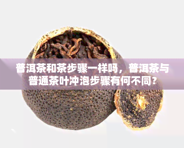 普洱茶和茶步骤一样吗，普洱茶与普通茶叶冲泡步骤有何不同？