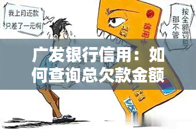 广发银行信用：如何查询总欠款金额？