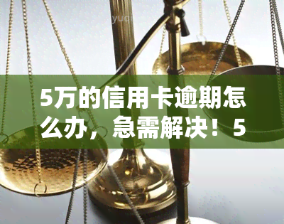 5万的信用卡逾期怎么办，急需解决！5万元信用卡逾期怎么办？