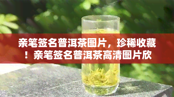 亲笔签名普洱茶图片，珍稀收藏！亲笔签名普洱茶高清图片欣