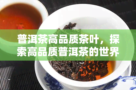 普洱茶高品质茶叶，探索高品质普洱茶的世界：品味独特口感与健益处