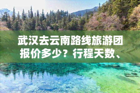 武汉去云南路线旅游团报价多少？行程天数、费用全揭秘！