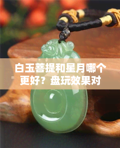 白玉菩提和星月哪个更好？盘玩效果对比分析