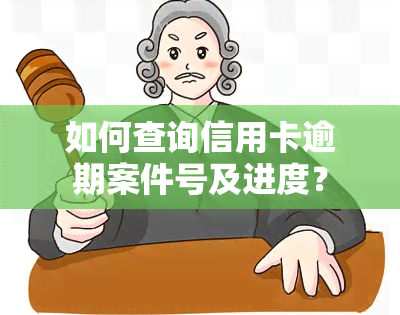 如何查询信用卡逾期案件号及进度？