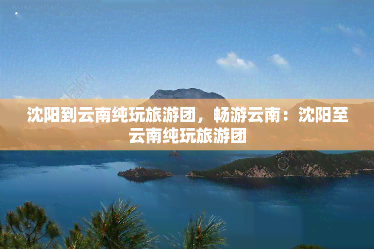 沈阳到云南纯玩旅游团，畅游云南：沈阳至云南纯玩旅游团