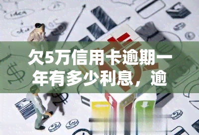 欠5万信用卡逾期一年有多少利息，逾期一年，欠5万信用卡会产生多少利息？